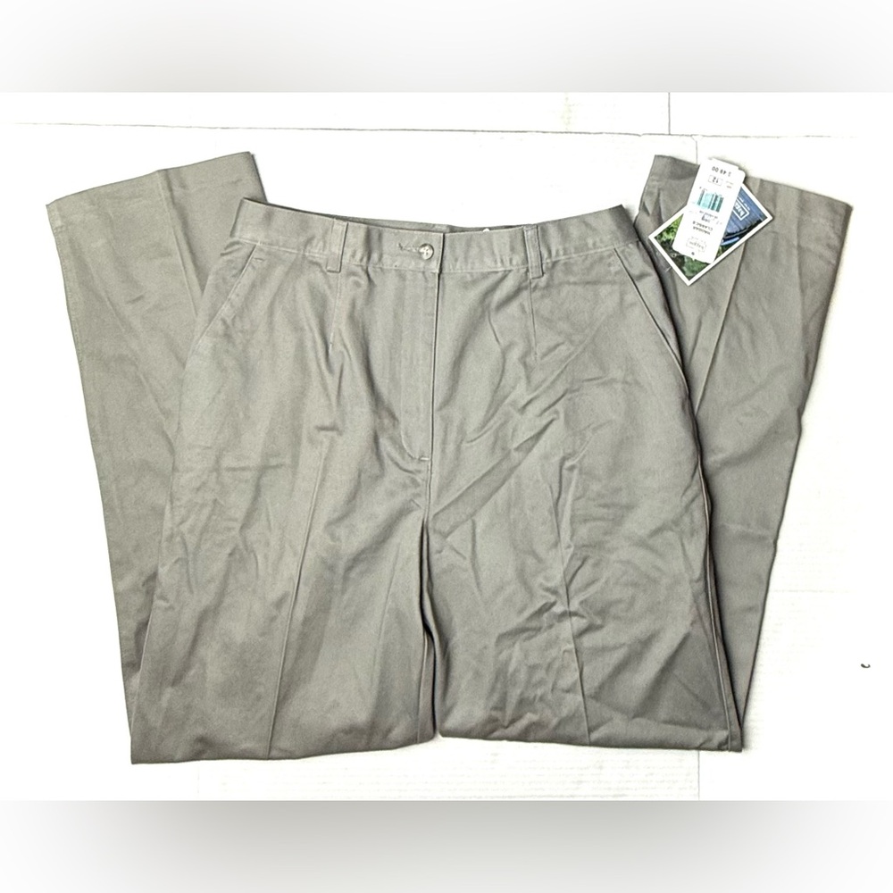Vintage Hagger Classic Women's 12 Dress Pants Slacks Tan Gray Pleated Wide Leg‎